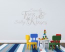 Sandy Toes And Salty Kisses Beach Decor Decal 